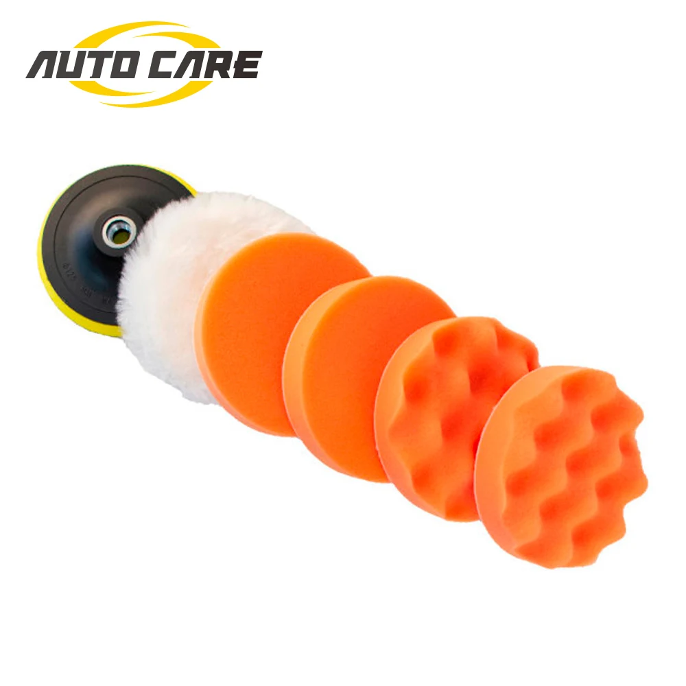 Набор полировальных насадок самоклеящиеся буферы для автомобиля 5 дюймов