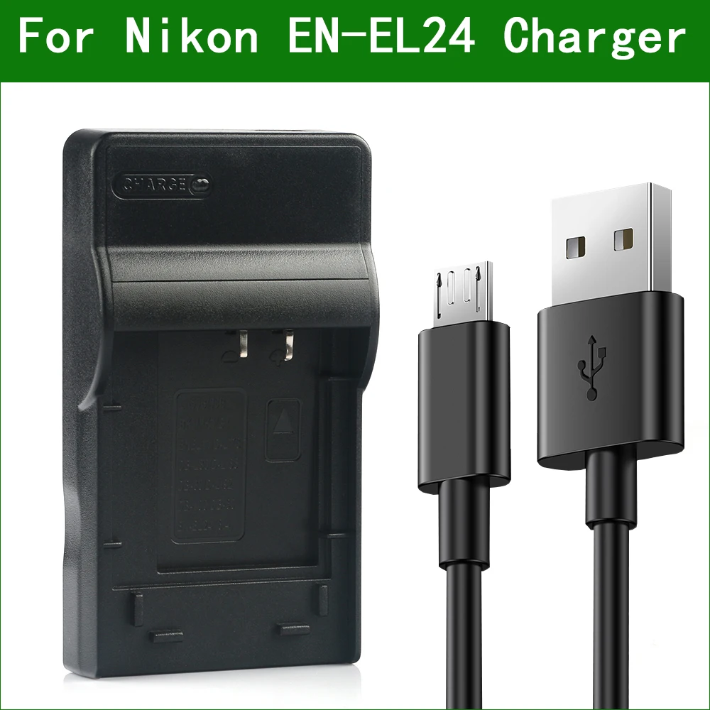 EN EL24 ENEL24 RU MH 31 цифровой Камера Батарея Зарядное устройство для объектива Nikon 1 J5 DL18