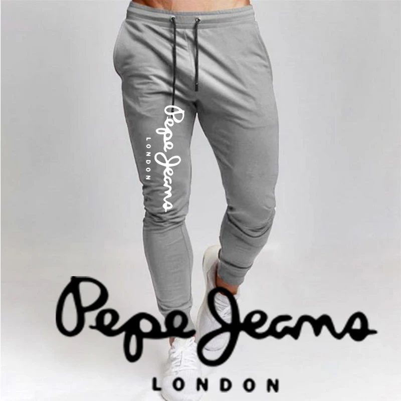 

Autumn and winter sports pants hot sale fashion London men's plus velvet pants warm and fun casual hip-hop hoodies new men's spo