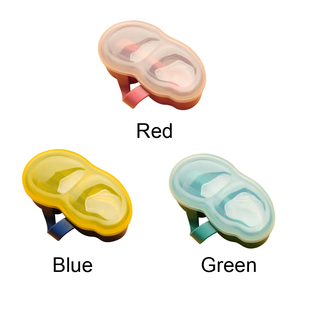 

Learning With Spoon Lid Eating Kids 2 Compartments Food Feeding Non Slip Dish Portable Dinner Tableware Baby Bowl Unbreakable