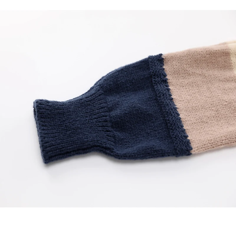 Женский вязаный кардиган в полоску модный шерстяной свитер с длинным рукавом и