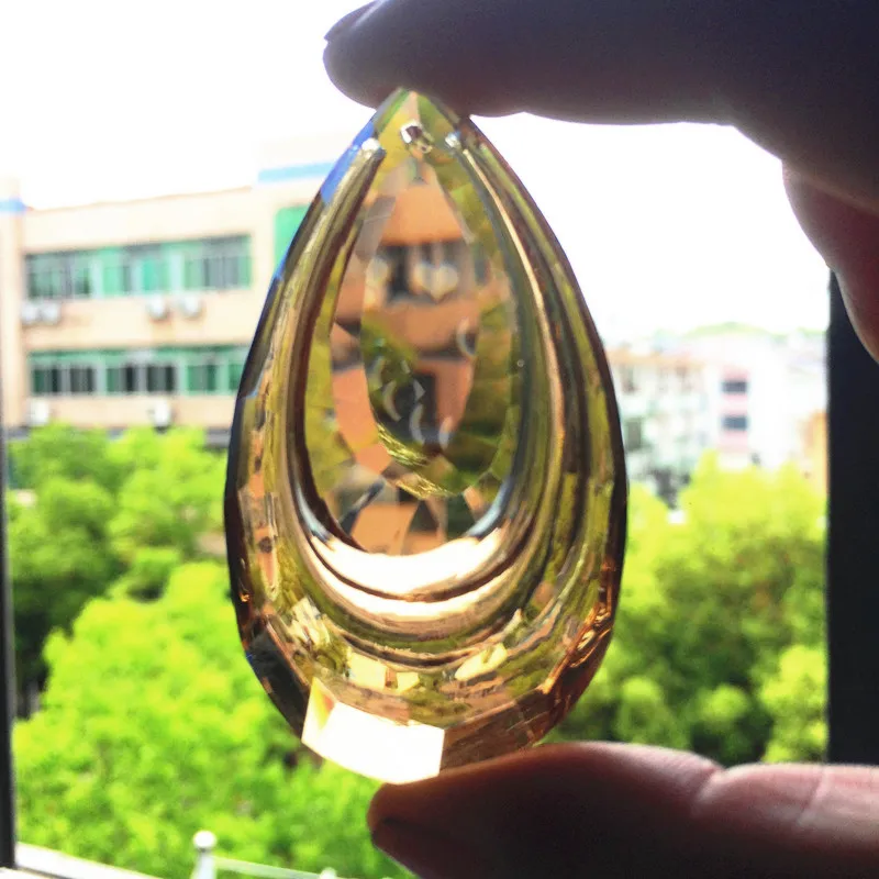 (Бесплатное кольцо) 63 мм хрустальная люстра К9 в форме шампанского подвесная