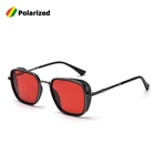 Солнечные очки JackJad в винтажном стиле S31612, поляризационные солнцезащитные аксессуары в квадратной оправе, с боковой защитой