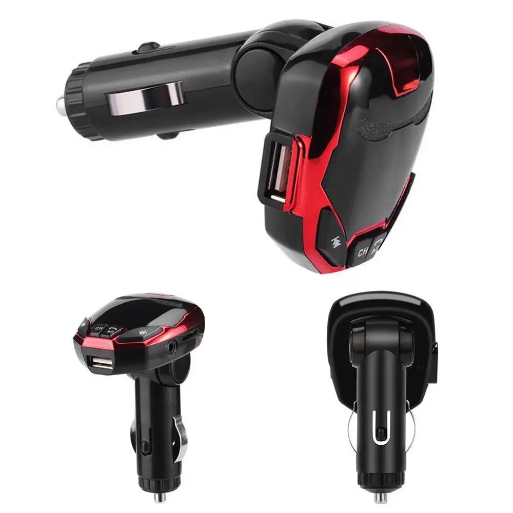 FM-трансмиттер беспроводной USB-модулятор Bluetooth ЖК-дисплей автомобильный комплект