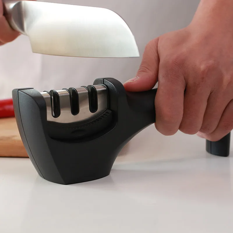 AMINNO Профессиональная точилка для ножей Грубая и точная заточка 3 ступени