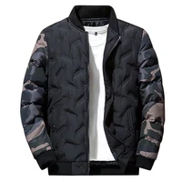 mens jacket winter down cotton jacket camouflage baseball mens cotton padded jacket tide brand korean warm cotton jacket
