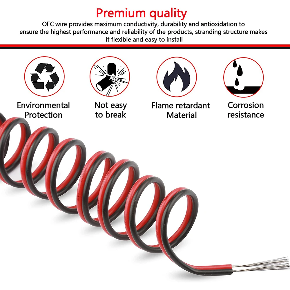 Луженый медный кабель 18 20 22 AWG Гибкий многожильный электрический провод