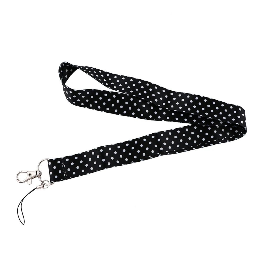 

PF579 Dongmanli Wave Point Key lanyard Keychain Personalise Office ID Card Pass Gym Mobile Phone Key Ring Badge Holder Jewelry