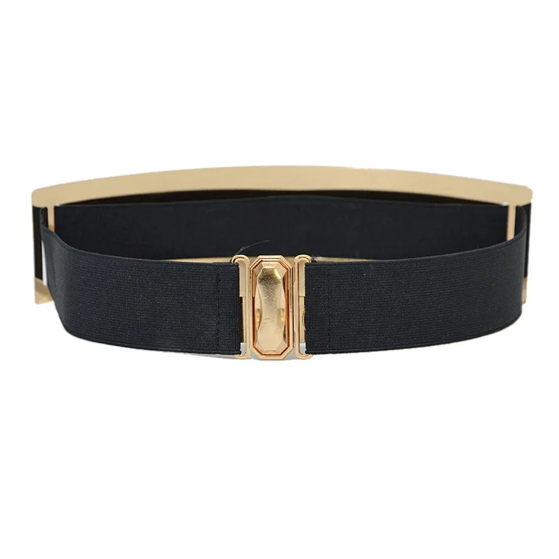 Женский пояс-корсет ZL089 однотонное украшение из металла с широким поясом