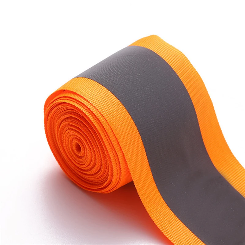 

1/3/5m Webbing Polyester Reflective Strips Safety Cycling Bind Pants Hand Leg Warning Tape Night Sports Running Reflective