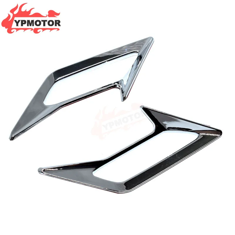 

GL 1800 18-20 Chrome ABS Front Fender Accent Decoration Trim Air Intake Vent Cover Cap Decal For Honda Goldwing GL1800 2018-2020