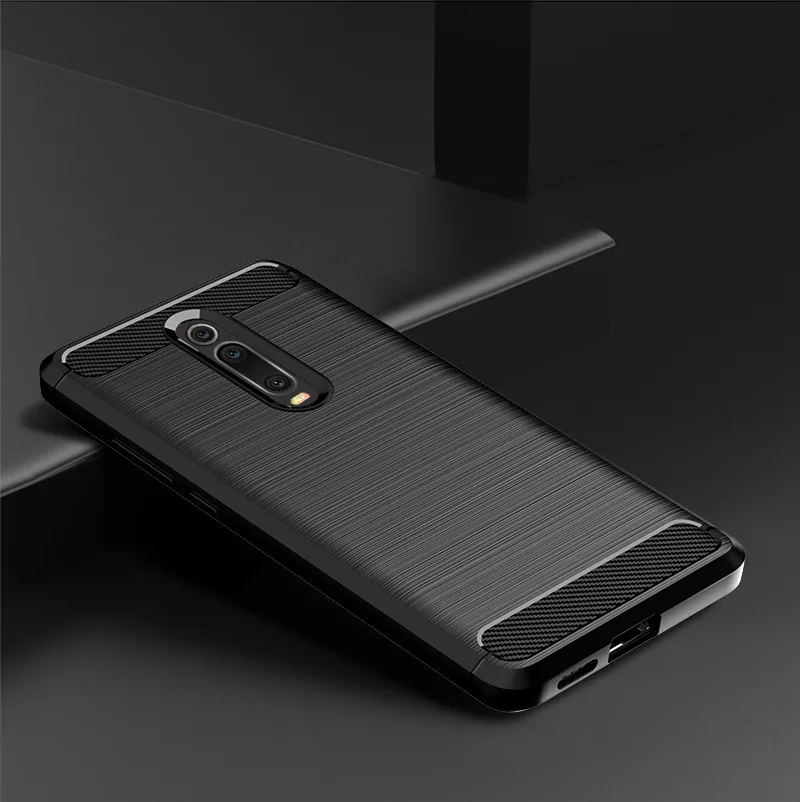 Shock Absorption Cover Soft TPU Anti Scratch Carbon Fiber Back Original Case for Xiaomi Mi 9T / 9TPro Mi9T Pro 6.39&quot Cases | Мобильные