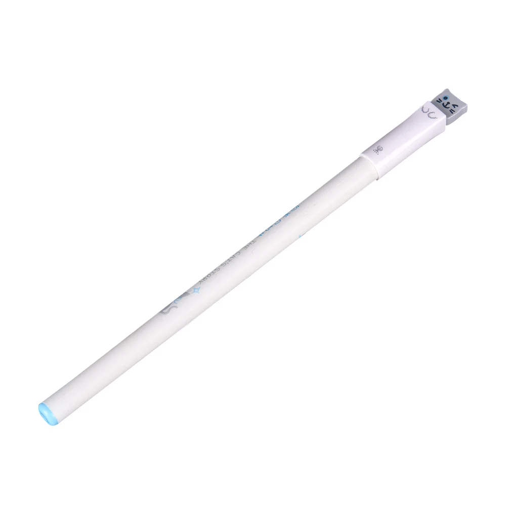 6 шт 0 38 мм корейские милые кавайные Кот японская гелевые ручки цвет синий черный