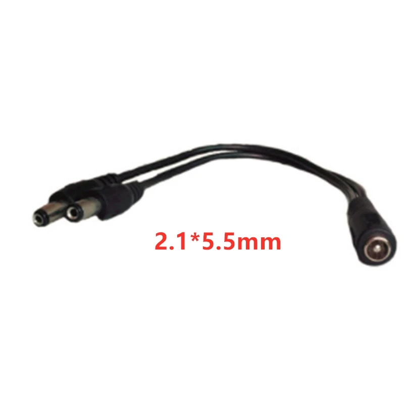 Power 12 v Fêmea para Macho y Divisor Plug Cabo Jack 2.1*5.5 mm 50 Peças dc Peças e acessórios do gerador