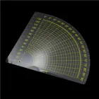 Новый DIY Швейные Инструменты Лоскутное шитье скрапбукинг 16x16 см портной круг веер ноги шовная линейка 1 шт.