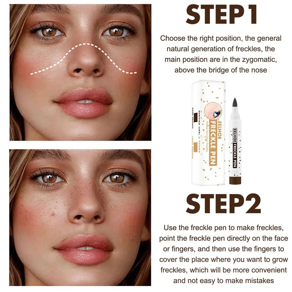 Ручка для веснушек инструмент макияжа из искусственных Косметическая ручка с