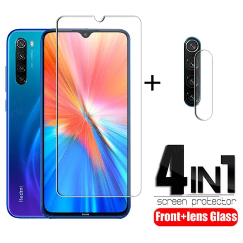 Для Xiaomi Redmi Note 8 2021 стекло для Redmi Note 8 Защита для экрана телефона закаленное стекло для Redmi Note 9 T 10 8 Pro пленка для объектива