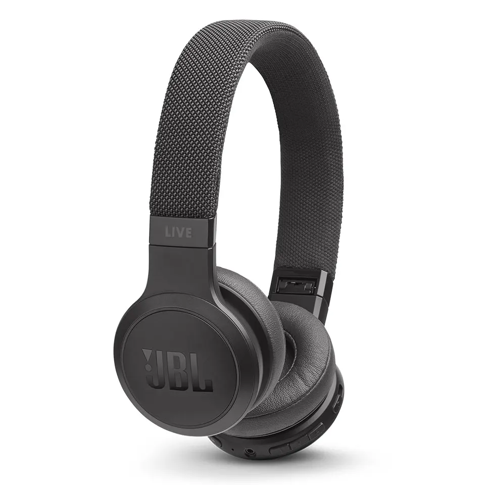 Черный JBL Live 400BT Беспроводные Bluetooth умные наушники AI наушники голосовой помощник Спортивная гарнитура с микрофоном Многоточечное соединение - Цвет: Черный