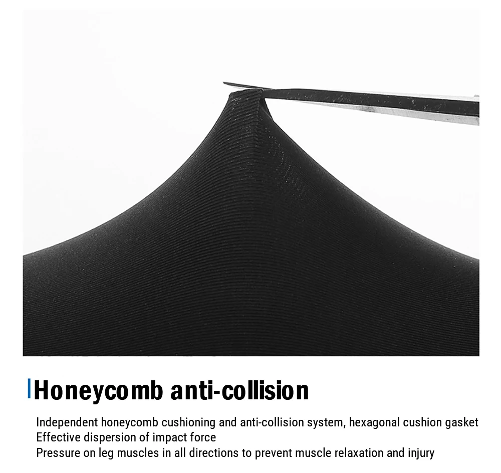 Дышащие длинные баскетбольные наколенники 1 шт. комплект спортивных сотовых