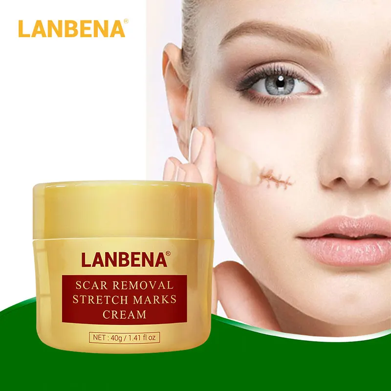 

LANBENA Scar Cream Repair Acne Scars Blackheads Remover No Irritating Whitening Moisturizing Facial Cream Anti-Wrinkle Skin Care