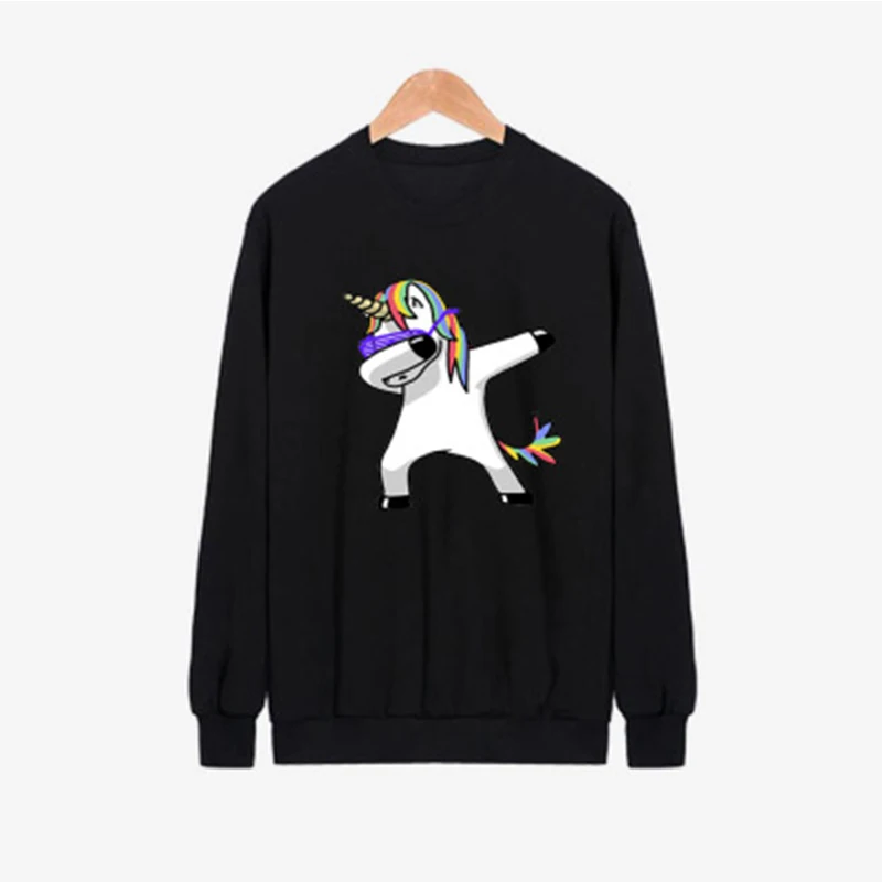 

2021 spring autumn trend casual male and female style animal handsome gesture pattern No hat pullover round neck long sleeve