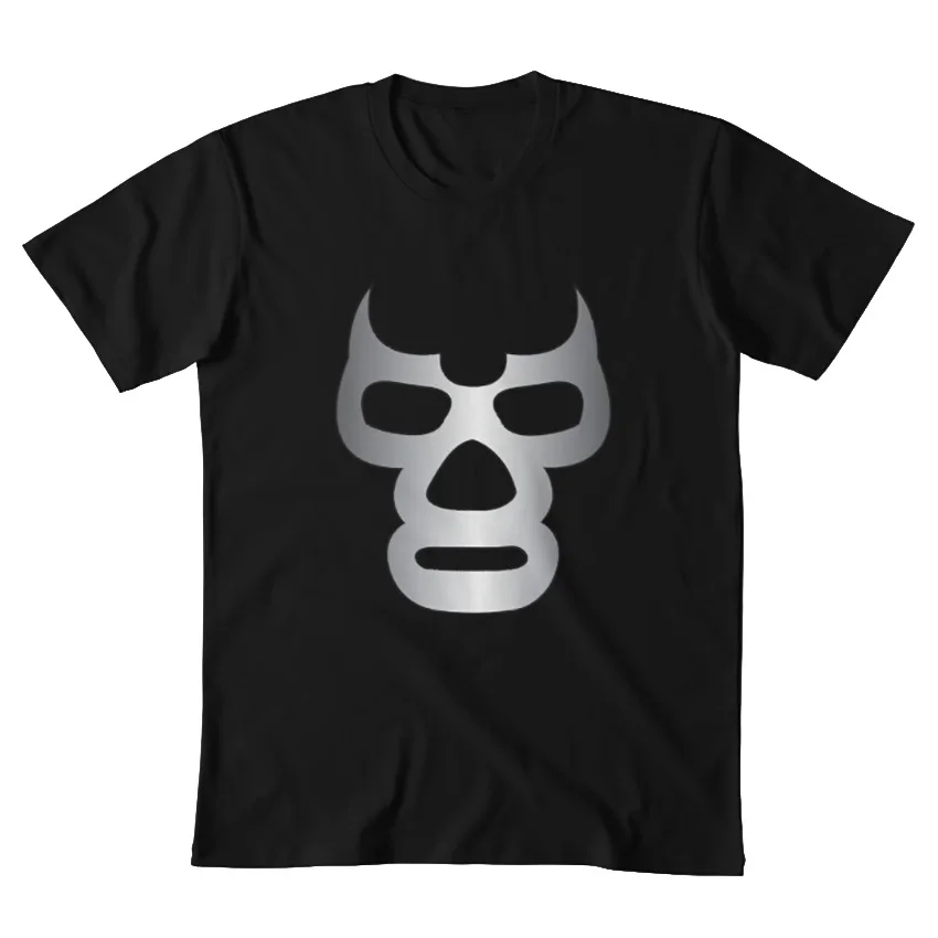 Синяя футболка с демоном синяя Мехико маска демон борцовка libre lucha|Мужские