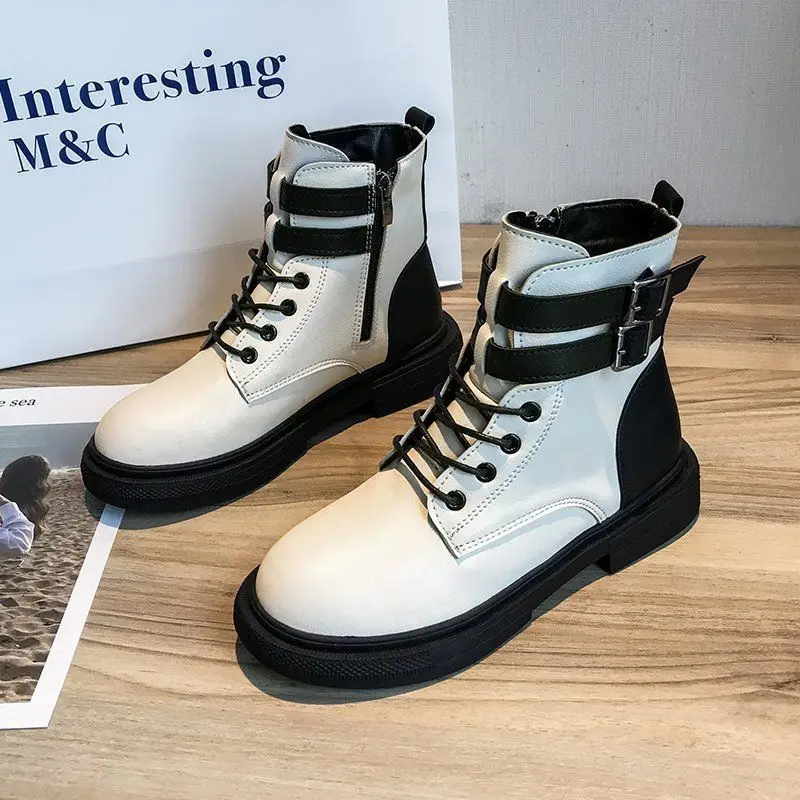 

Martin Boots Woman 2020 New Ladies Casual Stretch Socks Boots Fashion Cross-tied Women Shoes Platform Boots Gothic Women Shoes