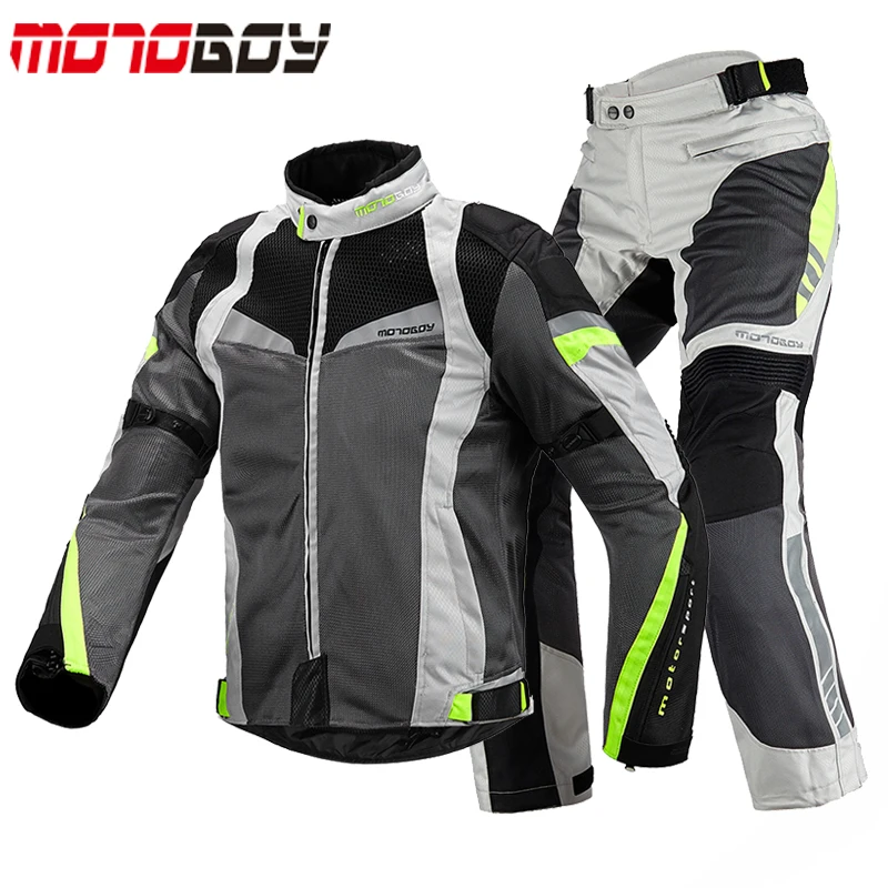 Мотоциклетная куртка MOTOBOY летние дышащие мотоциклетные костюмы для верховой