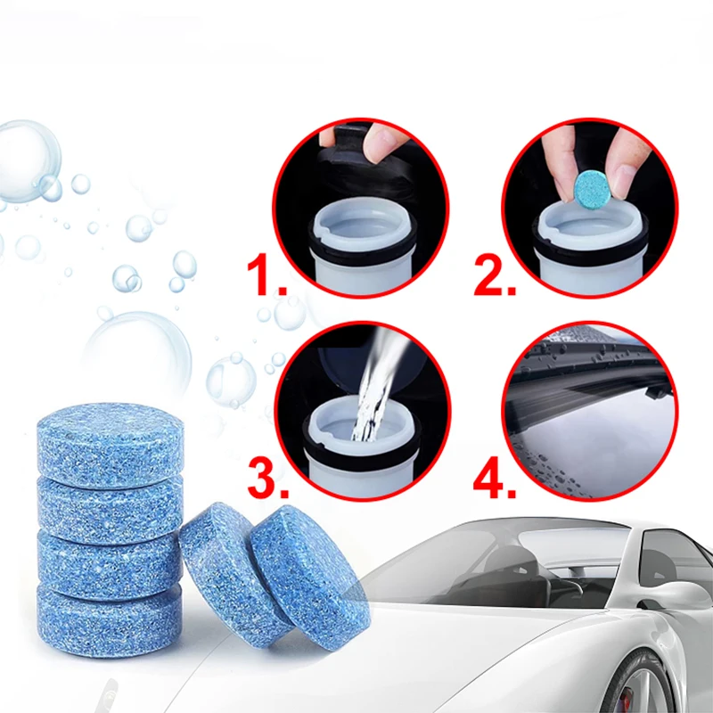 

Automotive Glass Water All Seasons General Antifreeze Effervescent Sheet Automotive Solid Wiper Concentrate Wiper Concentrate