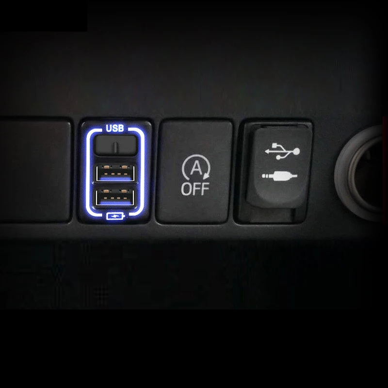 Автомобильный USB-разъем зарядного устройства lsrtw2017 для toyota rav4 2013 2014 2015 2016 2017 2018 2019