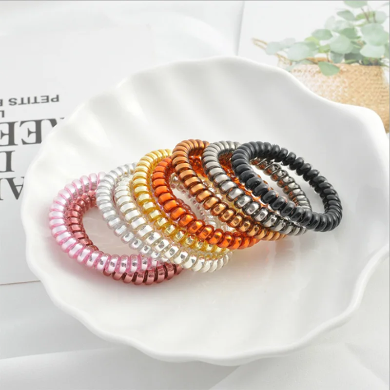 Резинка для волос черная эластичная 4 шт./лот|hair ties|hair accessoriesgirls hair bands |