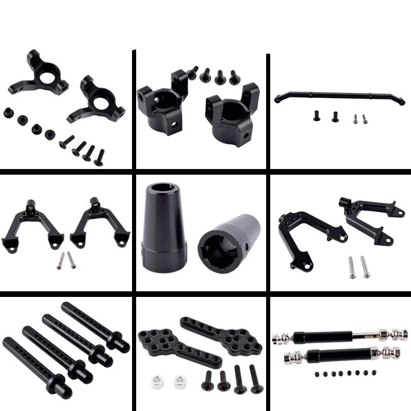 

Осевой 90028 scx10 металлические аксессуары ступица Кэрри/приводной вал/рулевой толкатель/Автомобильный Корпус колонны столба для RC автомобиле...