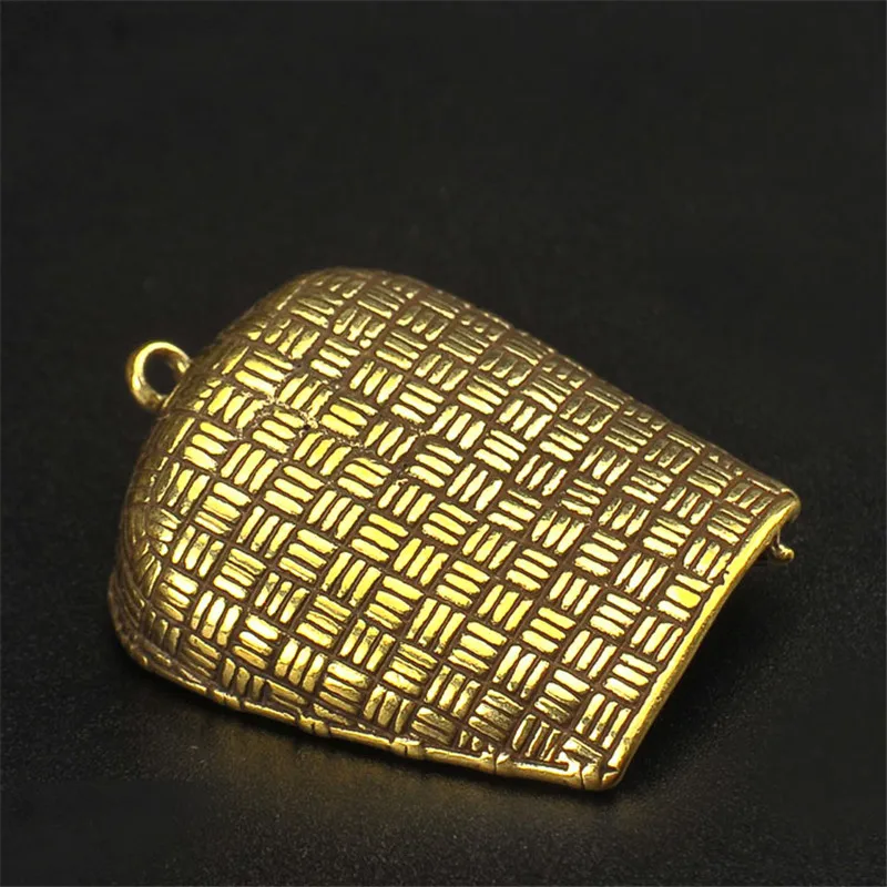 Брелки из чистой меди Duspan крыса крадущая Кукуруза ручная работа Подвески