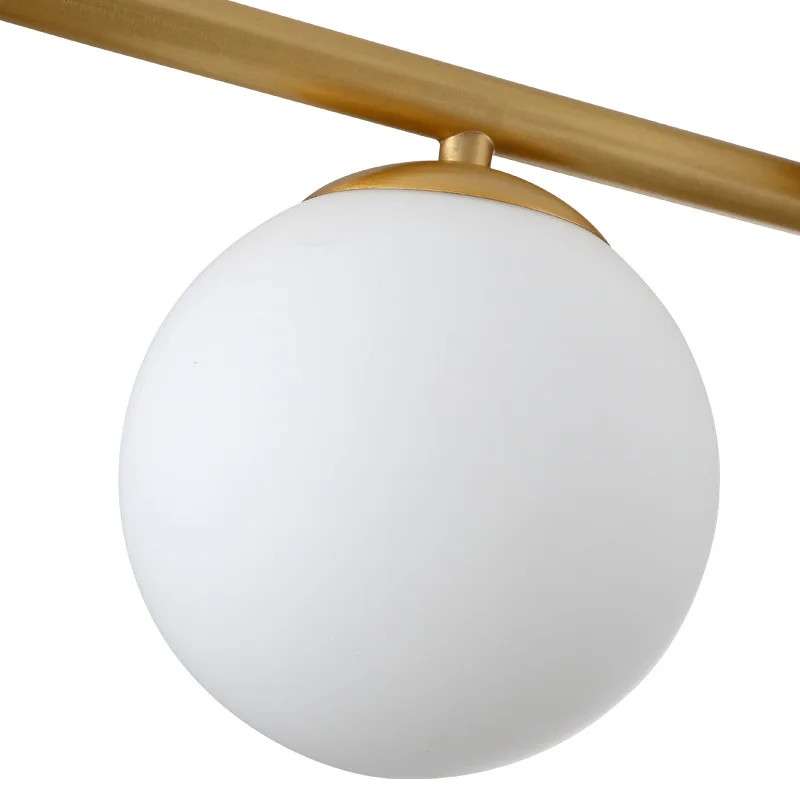 

Postmodern light luxury American European led glass copper chandelier living room lighting creative bedroom lamps