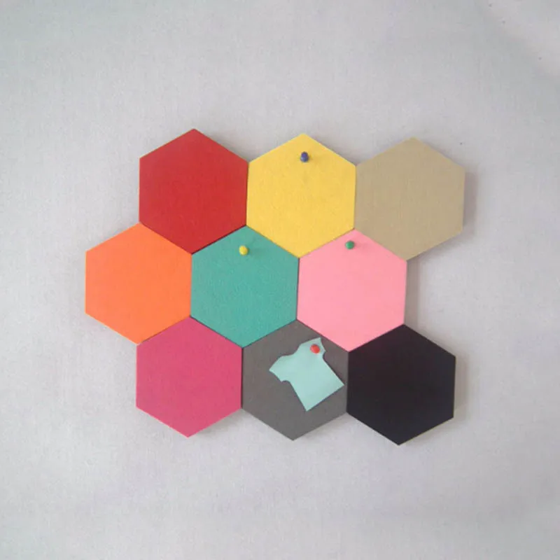 Шестигранные многофункциональные настенные наклейки домашние доски для
