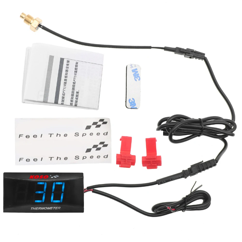 Универсальный термометр KOSO 0-120 градусов Цельсия датчик температуры воды для