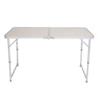【USA READY STOCK】FAMILY 120 *60 * 70 4FT Portable Multipurpose Folding Table White