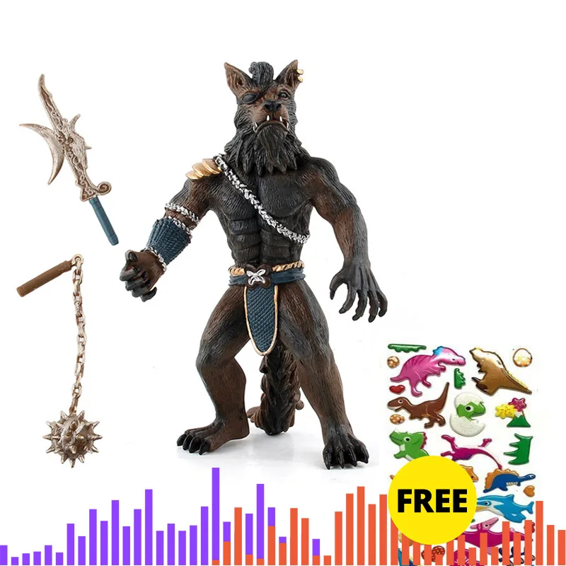 Модель оборотня фигурка Классические игрушки для мальчиков украшение дикой