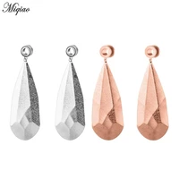 miqiao 2 pcs the new drop shaped ear spreading yarn gold foil pendant retro ear pinna jewelry hot sale