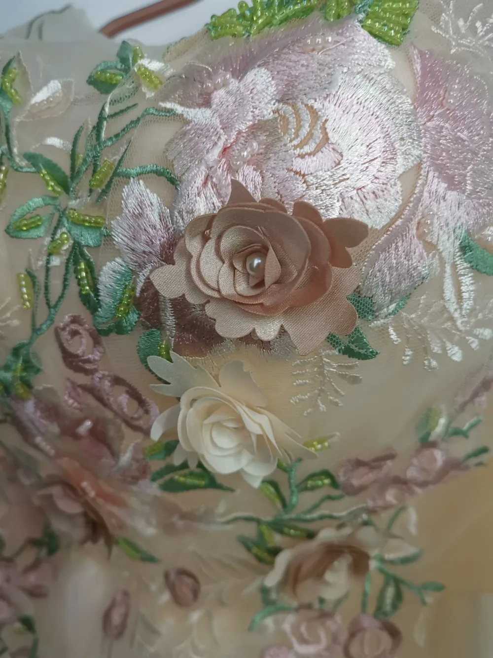 Романтические вечерние платья трапециевидной формы из тюля с цветочным кружевом и рукавом 3-4, Новое поступление, вечернее платье, Robe De Soiree JU81