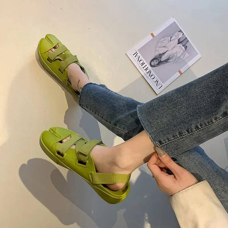 

2021 Women Summer New Fashion Women's Sandals All-match Comfort Women's Slipper Non Slip Beach Personality Sandal Tenis Feminino