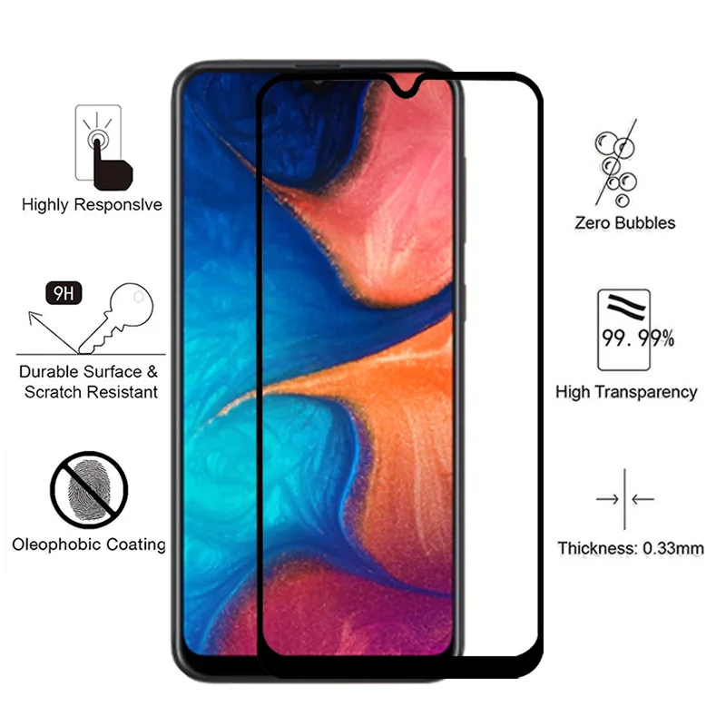 Закаленное стекло для Samsung Galaxy A20e A 20 E 20e A20 Защитное экрана Samsun SM A202F