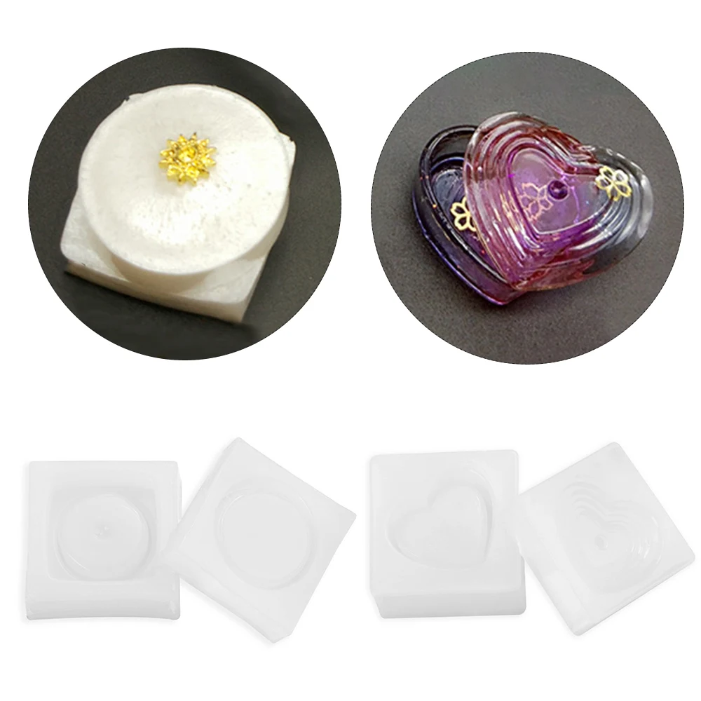 Форма для ювелирных украшений сделай сам из жидкого силикона квадратная мини