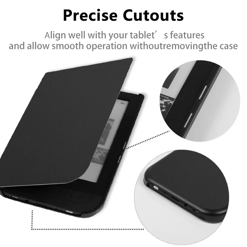 Чехол для pocketbook 631 Touch HD кожаный чехол для pocketbook 631 touch HD 2 6 дюймов pocketbook Ereader Ультратонкий чехол