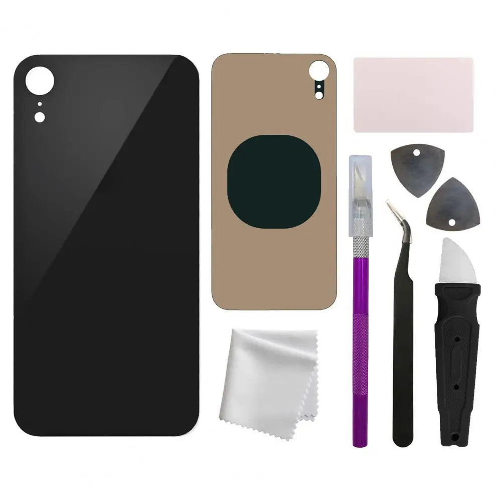 

Сменная Крышка батарейного отсека заднего стекла с клейкими элементами для ремонта iPhone XR 6,1 дюйма