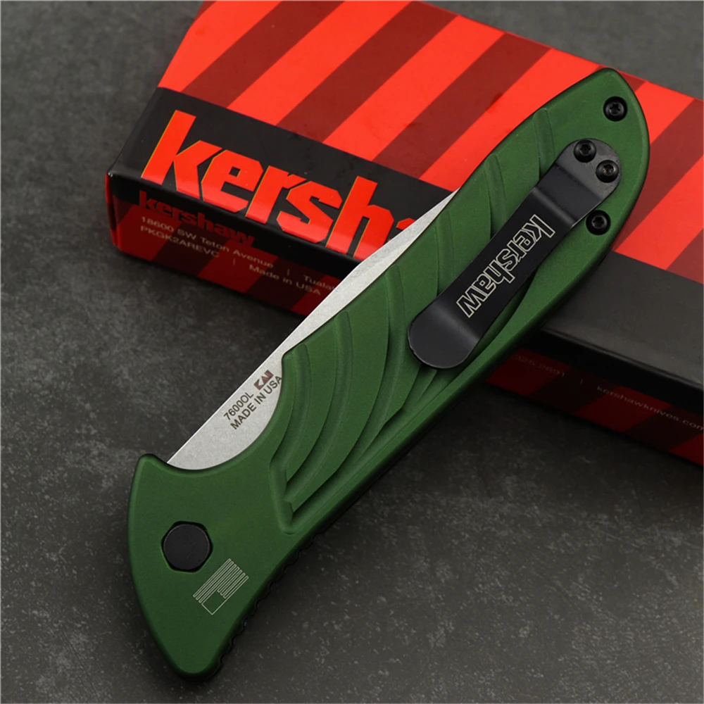 

Kershaw 7600 outdoor folding knife CPM154 powder stainless steel anodized aluminum handle sharp tactical EDC tool