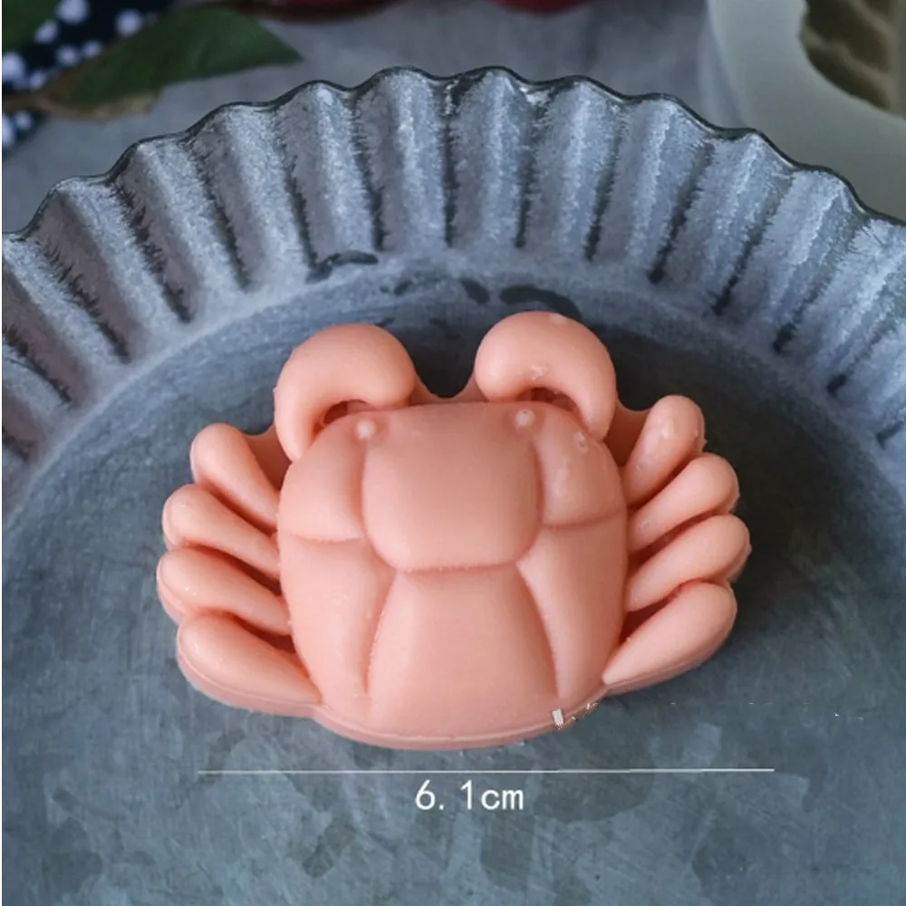 3D DIY формы краба ручной работы силиконовые для изготовления мыла торт