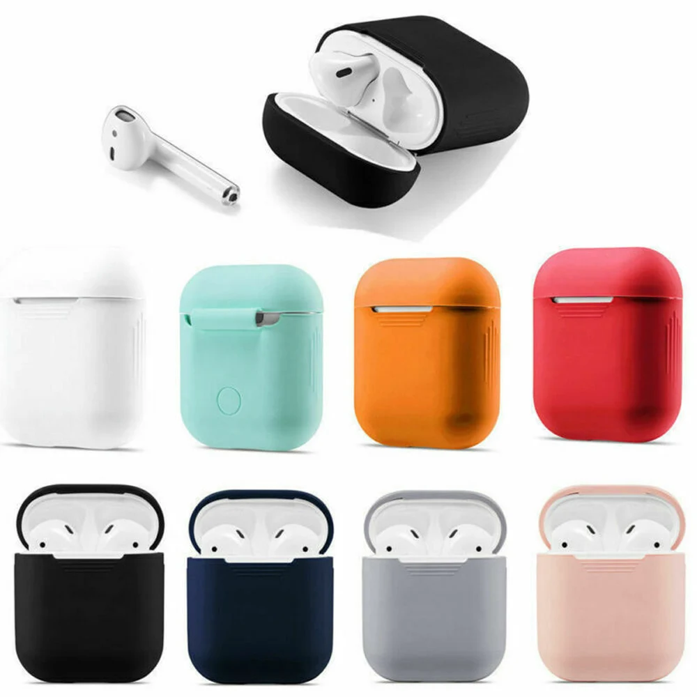 1 шт. защитный силиконовый из ТПУ чехол для AirPods, защитный чехол, аксессуары, прозрачный чехол для Apple Airpods