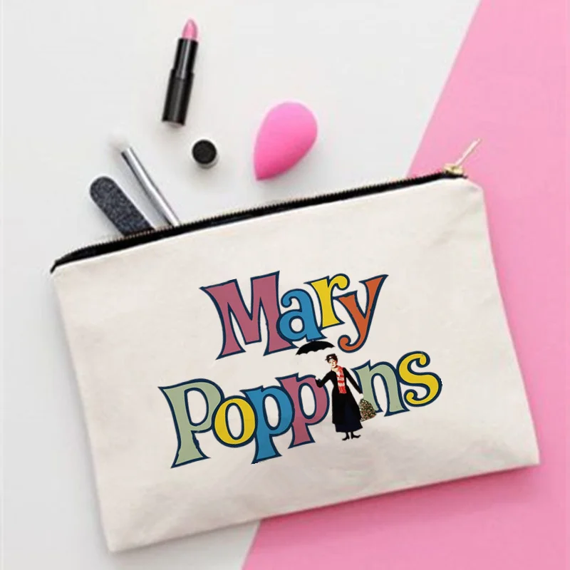 

Women Mary Poppins Chrysanthemum Printed Fashion Women Cosmetics Organizer Bag for Travel Colorful Storage Bag for Lady Gift Bag