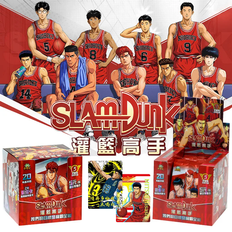 Оригинальная карта Slam Dunk Diamond Edition Kaede Rukawa Hanamichi Sakuragi ZR японское аниме-персонаж